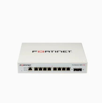 Fortinet FS-108F-FPOE, FS-124F-POE Excellent Union 8*10/100/1000Mbps Ports Managed POE Switch 1.2TBQS Switching Capacity