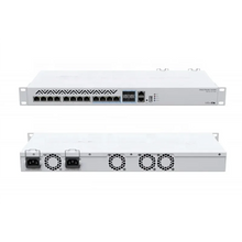 Load image into Gallery viewer, Mikrotik CRS312-4C+8XG-RM Cloud Router Switch 1U 10G with 1*10/100 Ethernet Port, 8*5G/10G Ethernet Ports, 4*Combo 10G Ethernet/ SFP
