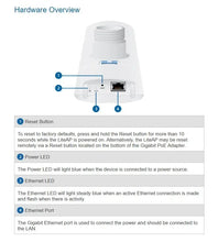 Load image into Gallery viewer, Ubiquiti LAP-120 Gigabit 5G built-in 16dBi 120 degrees wireless Access Point coverage wireless Bridge Ubiquiti, indoor/outdoor WiFi AP
