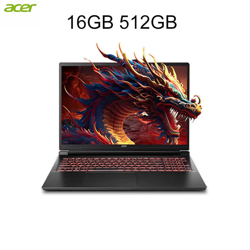 Acer Nitro Dragon Gaming Laptop 16 Inch 2.5K 165Hz IPS Screen Netbook Ryzen R7-7435H 32GB 1TB RTX4060 Gaming PC