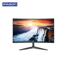 Load image into Gallery viewer, IPASON 32 IPS 1920*1080 16.7M Color VGA + Dvi Computer Monitor, HD White Black 27 Inch 60Hz Display, 178° Viewing Angle, Gaming Computer Monitor
