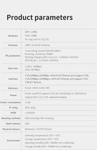 COMFAST EW72V2 1200Mbps Dual Band 5Ghz High Power Outdoor AP Wifi Router Antenna WiFi Base Station