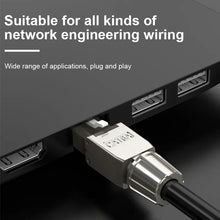 Load image into Gallery viewer, ONTi RJ45 8P8C Unshield Shielded Field Connector RJ45 Termination Plug for Cat.6/6A/7 23AWG Installation Cable
