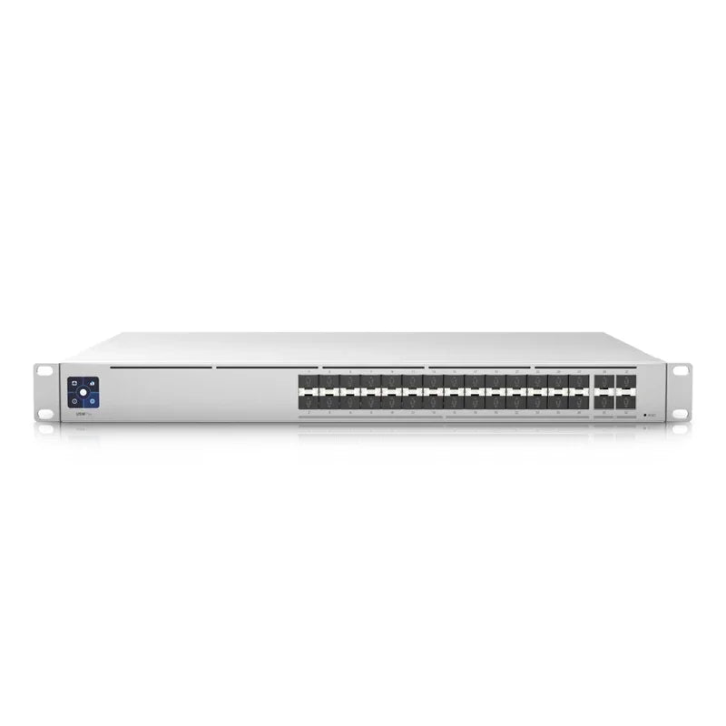 UBIQUITI USW-Pro-Aggregation Switch Pro Aggregation 28x10G SFP+ 4x 25G SFP28 Ports, 760Gbps Switching Capacity Layer 3 Switch