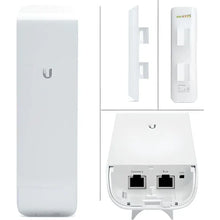 Load image into Gallery viewer, Ubiquiti NSM2 NanoStation M2 MIMO CPE/AP AirMax Wireless Network Bridge 5km, 2.4GHz frequency band, 2x10/100MbE RJ45 ports, 1 Piece
