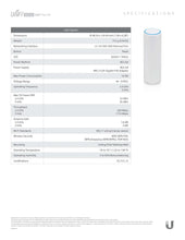 Load image into Gallery viewer, Ubiquiti UniFi UAP-Flexhd Wave 2 MU-MIMO gigabit dual-band, 802.11ac wireless Access Point, WiFi coverage, wall/ceiling mountable indoor WiFi AP
