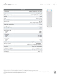 Ubiquiti UniFi UAP-Flexhd Wave 2 MU-MIMO gigabit dual-band, 802.11ac wireless Access Point, WiFi coverage, wall/ceiling mountable indoor WiFi AP