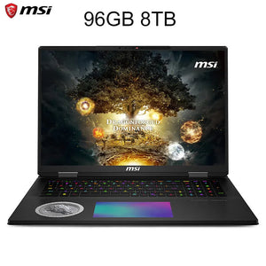 MSI Titan 18 HX Dragon Edition Norse Myth Gaming Laptop 18" UHD 4K Mini LED 120Hz Ultra 9-285HX 96GB 6TB RTX5090