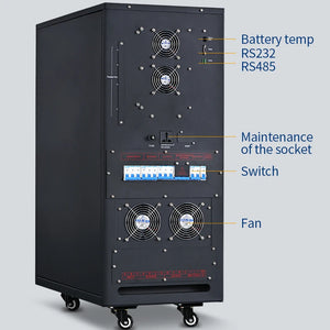 Low Frequency Industrial 3 Phase Online UPS Pure Sine Wave 20kva 20kw Ups Power Supply For Commercial Data Center 610*300*810mm, 113kg