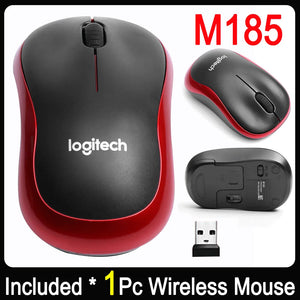 Logitech M330 Wireless Mouse Gaming Esports Peripheral 2.4GHz USB1000DPI 3 Buttons Optical Mouse Adjustable for Laptops PC