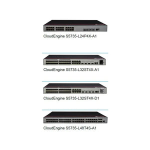 Huawei S5700 Series Switch CloudEngine S5735-L48P4X-A1 with 48*10/100/1000BASE-T ports, 4*10GE SFP+, 336 Gbit/s Switching Capacity