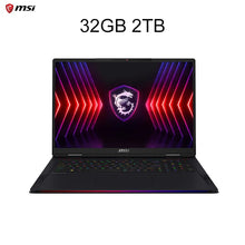 Load image into Gallery viewer, MSI Raider A18 HX Gaming Laptop 18&quot; 2.5K QHD 240Hz IPS Screen AMD Ryzen R9-7945HX 32GB 2TB RTX4090 Netbook
