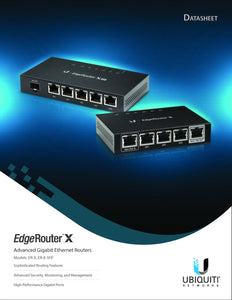 Ubiquiti ER-X Router EdgeRouter X Advanced Gigabit Ethernet Routers 256MB Storage 5 Gigabit RJ45 ports