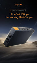 Load image into Gallery viewer, KeepLiNK KP-9000-8XT 8-Port 10Gbps Unmanaged Switch - Ultimate Speed and Reliability for High-Performance Networks
