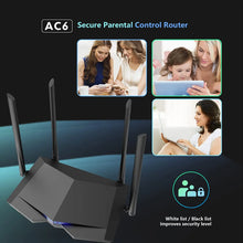 Load image into Gallery viewer, Global Version Tenda AC6 WiFi Router AC1200 5Ghz High Speed Wireless Internet MU-MIMO Beamforming Long Range WiFi Coverage
