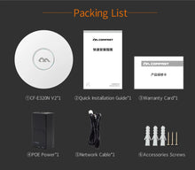 Load image into Gallery viewer, COMFAST CF-E320V2 300M WiFi Ceiling Wireless AP 802.11b/g/n QCA9533 Enterprise Wifi System 48V PoE OPEN DDWRT
