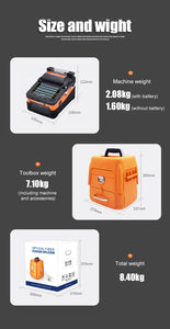 Signal Fire Ai-9 Ai-10A Ai-6C Fiber Fusion Splicer Cable Splicing Machine Fibre Optic Tools Optical Equipment for Fiber Optics