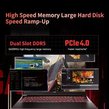 Load image into Gallery viewer, Acer Nitro 7 Gaming Laptop 16 Inch 2.5K 240Hz Screen Intel Core Ultra 9-275HX 32GB 1TB RTX5060 Netbook Computer
