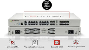 Fortinet FortiSwitch 48 Ports Managed POE Switch, 1 serial RJ-45, 4*10GBase-X SFP+, 48*1000Base-T RJ-45 PoE+ FortiSwitch-148F-FPOE