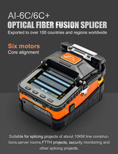 Load image into Gallery viewer, Signalfire AI-9 AI-5 Pro AI-6C+ AI-6A+ Ai20 Ai30 Multi-language Fiber Optic Fusion Splicer Machine SM,MM,DS,NZDS
