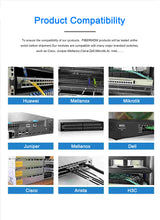 Load image into Gallery viewer, FIBERWDM 100G BiDi 80km 100g QSFP28 1280nm/1304nm GBIC Transceivers Module for Cisco Mikrotik Huawei Mellanox Ethernet switch
