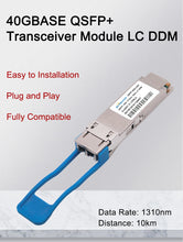 Load image into Gallery viewer, Optical Module Single-mode QSFP 40G LR4 10km 1310nm Duplex LC/UPC DDM QSFP+ Transceiver QSFP-40GE-LR4 For Cisco,Huawei
