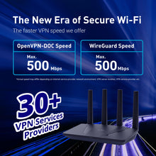 Load image into Gallery viewer, GL.iNet GL-AX1800 (Flint) WiFi 6 Router - Dual Band Gigabit Wireless, 5 x 1G Ethernet Ports, Amazing OpenVpn &amp; WireGuard Speed
