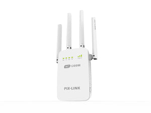 PIXLINK AC05 AC1200 Repeater Wireless WiFi Extender Booster 5G 2.4G Dual-band Network Amplifier Long Range Signal WiFi Router