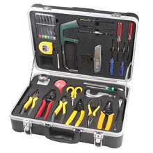 Load image into Gallery viewer, Standard Fiber Optic Fusion Splicing Tool Kit FTTH Optical Fiber Tool Kit equipement fibre with Fiber optic stripper CFS-2
