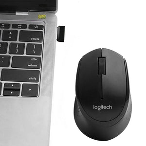 Logitech M330 Wireless Mouse Gaming Esports Peripheral 2.4GHz USB1000DPI 3 Buttons Optical Mouse Adjustable for Laptops PC