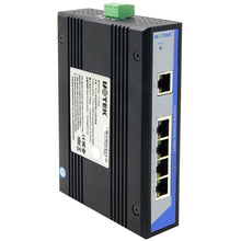 Load image into Gallery viewer, UOTEK Industrial Grade 100M 5 Ports Unmanaged Ethernet Switch DIN-rail without Power, 5x10/100Base-T(X) ports, Auto MDI/MDI-X, UT-6405
