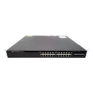 Cisco Catalyst 3650 24 Port PoE 2x10G Uplink LAN Base Switch WS-C3650-24PD-L, Standalone 24*10/100/1000 PoE+, 2x10G, 640WAC, 1 RU