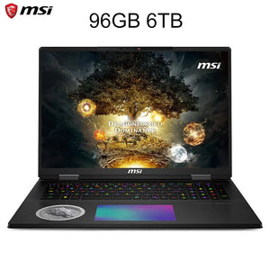 MSI Titan 18 HX Dragon Edition Norse Myth Gaming Laptop 18" UHD 4K Mini LED 120Hz Ultra 9-285HX 96GB 6TB RTX5090