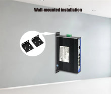 Load image into Gallery viewer, UOTEK Industrial Grade 100M 5 Ports Unmanaged Ethernet Switch DIN-rail without Power, 5x10/100Base-T(X) ports, Auto MDI/MDI-X, UT-6405
