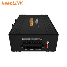 Load image into Gallery viewer, keepLiNK 10/100/1000m 10 Ports Managed PoE Industrial Ethernet Switch IP40 2 Fiber Ports 8 RJ45 Port Network Switch for CCTV Camera
