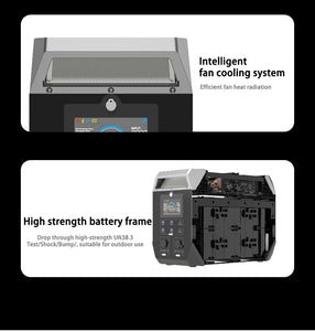 Smart BLE Control DC 12V 24V AC 2Kva 2000W UPS Uninterruptible Power Supply for Home backups Data centers Banks UPS