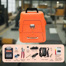 Load image into Gallery viewer, AI-6C FTTH Fiber Optic Fusion Splicer Multi-language Automatic Fusion Splicer 6 Motors 5s Heating Fusion Fiber Splicing Machine
