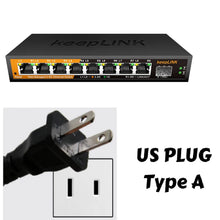 Load image into Gallery viewer, KeepLiNK 8-Port 2.5GbE Managed Ethernet Switch with 1*10Gb SFP+ Uplink LACP Support, High-Speed Connectivity, KP-9000-9XHML-X

