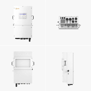 Solis 12KW 14KW 16KW Hybrid Inverter High Efficiency Single Phase 60Hz  220V 230V 48VDC Solar Inverter