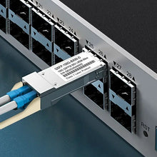 Load image into Gallery viewer, SFP Transceiver QSFP28 100G 2km 1310nm GBIC Duplex LC Transceiver Fiber Optic Module for Cisco Arista Mellanox Ethernet Switch
