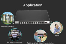 Load image into Gallery viewer, ATD-G24F2E-RS  10/100/1000M adaptive fast Ethernet Enterprise Optical Fiber Switch Gigabit 24Port Fiber optical SC SFP 2 Ethernet 3KM
