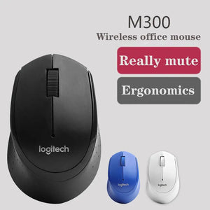 Logitech M330 Wireless Mouse Gaming Esports Peripheral 2.4GHz USB1000DPI 3 Buttons Optical Mouse Adjustable for Laptops PC