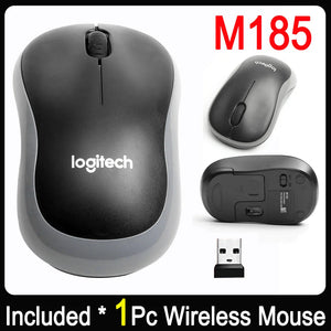 Logitech M330 Wireless Mouse Gaming Esports Peripheral 2.4GHz USB1000DPI 3 Buttons Optical Mouse Adjustable for Laptops PC