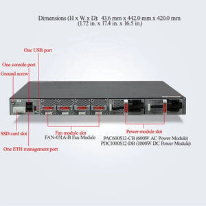 Huawei S6700 Series Enterprise Switch S6730-H48X6C 48*10GE SFP+ ports, 6*40GE QSFP28 ports managed gigabit 48port POE FTTx Solutions