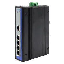 Load image into Gallery viewer, UOTEK 5-Port 100M Simple Managed Ethernet Switch Industrial DIN-Rail Ethernet Switch 310nm 20/40/60Km 1550nm 80/100/120Km SM UT-6405M
