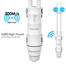 Load image into Gallery viewer, WAVLINK AC300/600/1200/1800/3000 Dual Band Outdoor Router Access Point Outdoor Long Range Wi-Fi Extender with Active/Passive PoE
