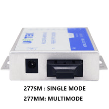 Load image into Gallery viewer, UOTEK 2pcs Fiber Transceiver RS232 RS485 RS422 20KM SC Port RS-232 RS-485 RS-422 to Fibre-optical Converter UT-2577SM+UT-2578SM
