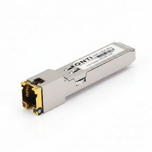 Load image into Gallery viewer, ONTi 2.5G RJ45 SFP Module 2.5Gbps SFP Copper RJ45 SFP Transceiver Module 8dBm Compatible with Cisco/Mikrotik Ethernet Switch
