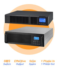 Load image into Gallery viewer, CW UPS 3kva 2400w Single Phase Online Network Ups for Data Center Rack Mounted Ups For Server Rack 410*438*88mm, 14.2kg
