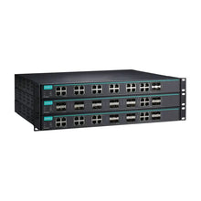 Load image into Gallery viewer, MOXA IKS-G6824A-8GSFP-4GTXSFP-HV-HV-T 24G-port L3 Full Gigabit Managed Industrial Ethernet Switch Up to 24 optical fiber connections
